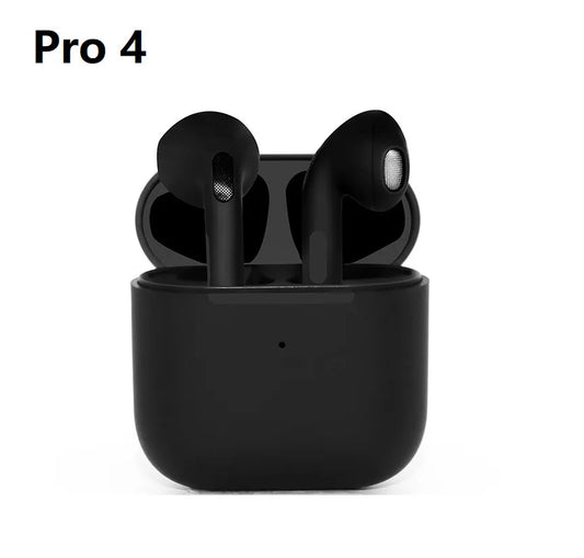 Pro 4 TWS Wireless Headphones Earphone Bluetooth-Compatible 5.3 Waterproof Headset with Mic for Xiaomi Iphone Pro4 Earbuds